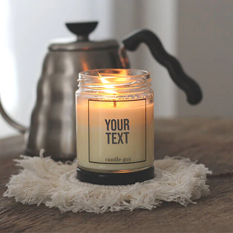 candle guy personalisierte Spruchkerze
