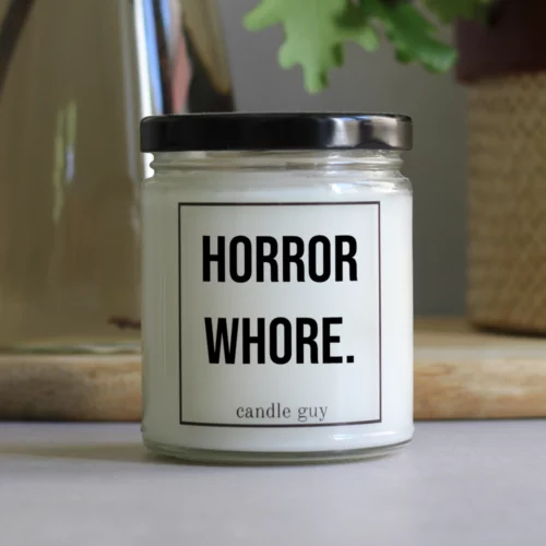 Duftkerze im Glas Horror Whore.