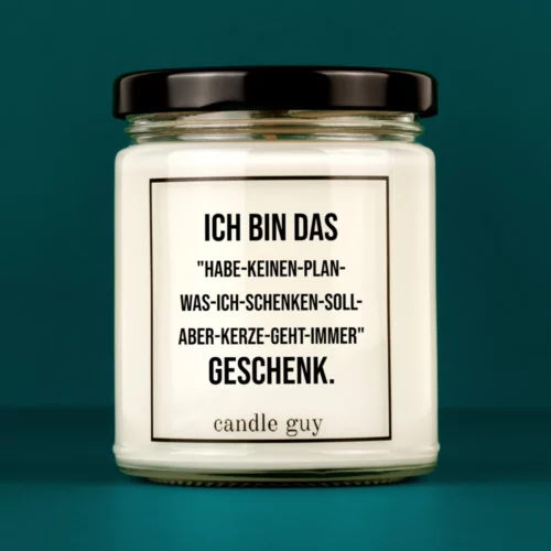 Titelbild Spruch Kerze Habe-keinen-Plan-was-ich-schenken-soll"