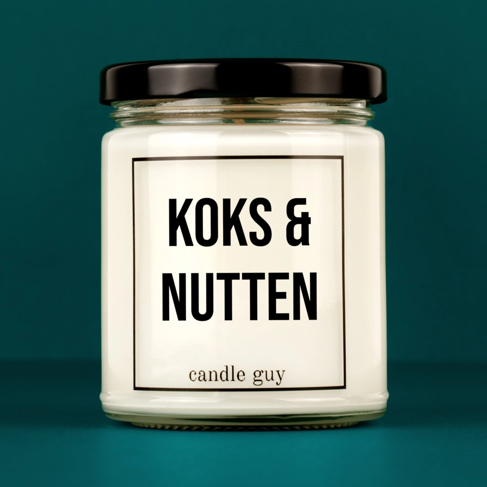 Titelbild Spruch Kerze Koks & Nutten