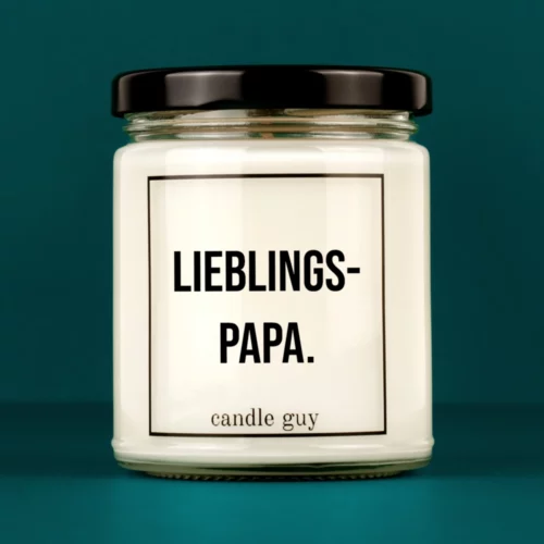 Titelbild Spruch Kerze Lieblingspapa.