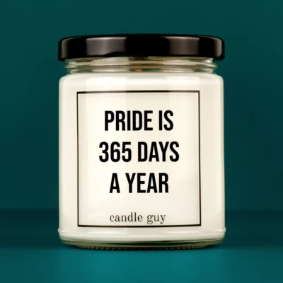 Titelbild Spruch Kerze Pride is 365 days a year