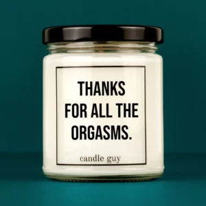 Titelbild Spruch Kerze Thanks for all the orgasms. Titelbild Spruch Kerze Thanks for all the orgasms.