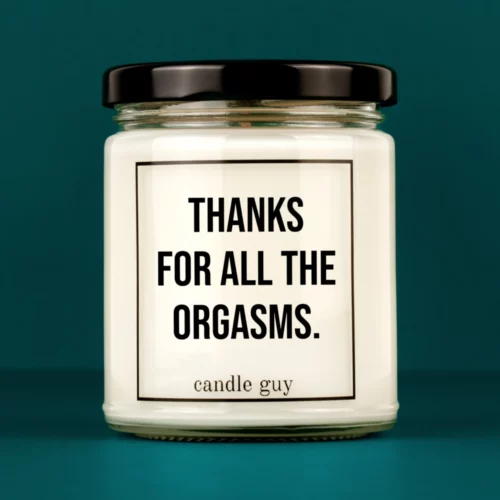 Titelbild Spruch Kerze Thanks for all the orgasms. Titelbild Spruch Kerze Thanks for all the orgasms.