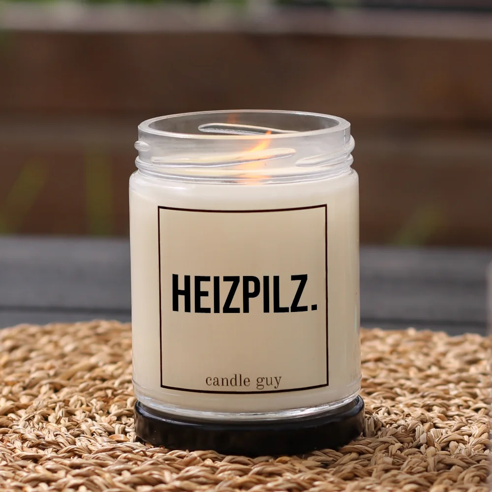 Brennende Citronella Kerze Heizpilz.