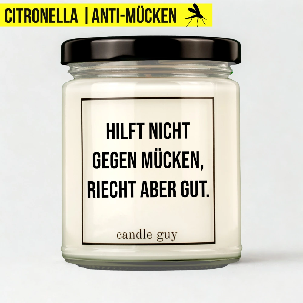 Titelbild Citronella Kerze Hilft nicht gegen Mücken.