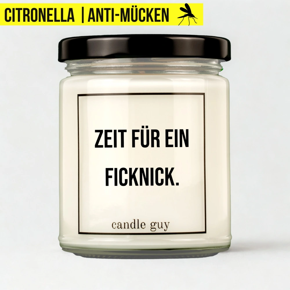 Titelbild Citronella Kerze Zeit für ein Ficknick.