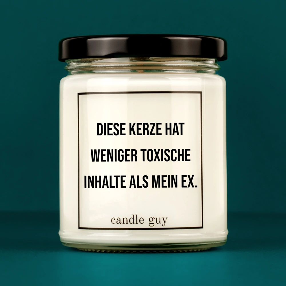 Titelbild Spruch Kerze Diese Kerze hat weniger toxische Inhalte als mein Ex.|