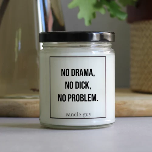 Die candle guy Kerze mit dem Spruch 
