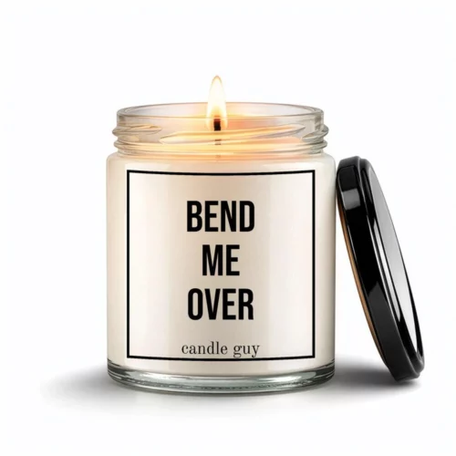 Freisteller Spruch Kerze Bend Me Over