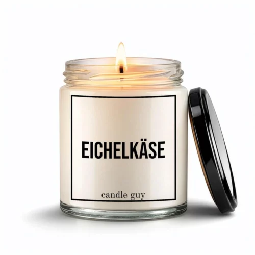 Freisteller Spruch Kerze Eichelkäse